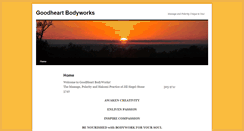 Desktop Screenshot of goodheartbodyworks.com
